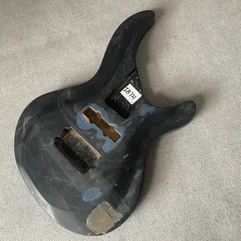 Black 4 String Electric Bass Body