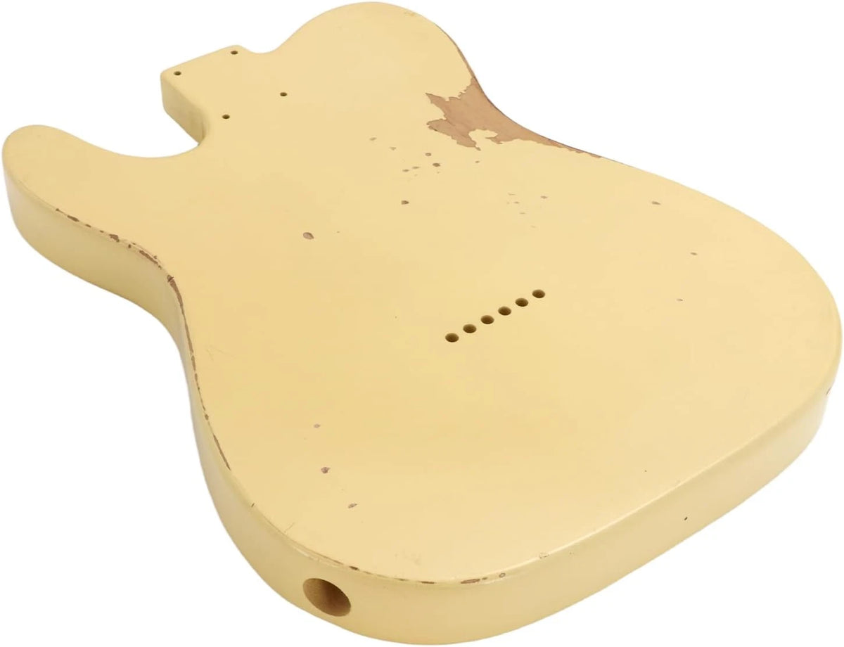 Aged Cream Finish Guitar Alder Wood Body For Telecaster Tele