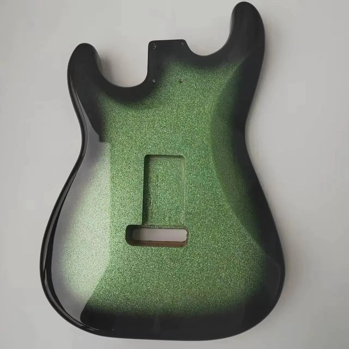 Metallic Green Alder Strat Guitar Body