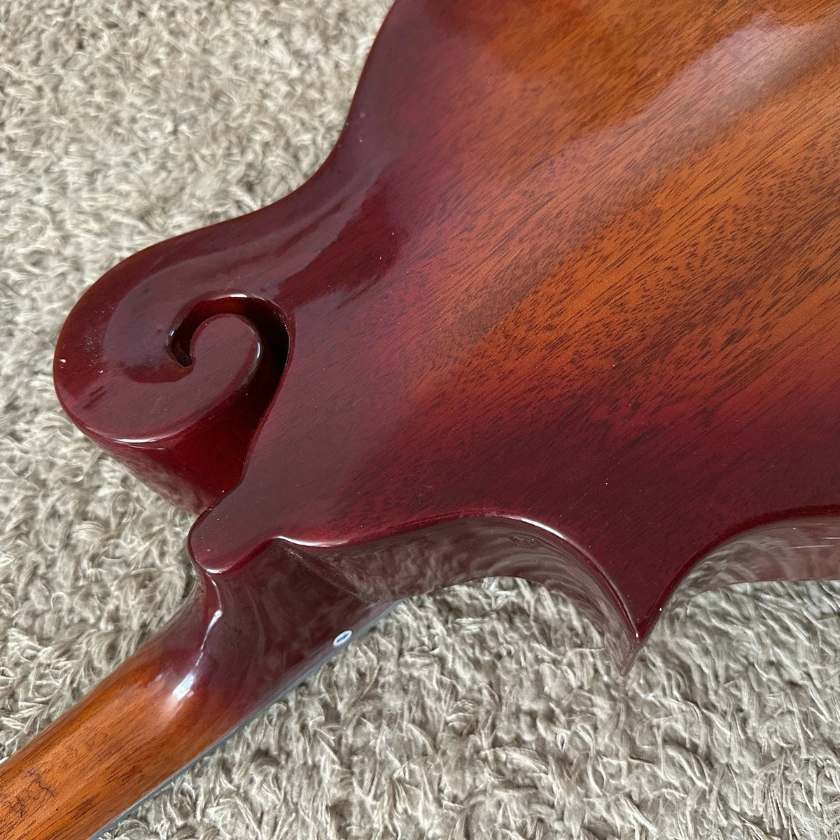 Cherry Burst Washburn 8 String Mandolin, Mahogany Veneer Top Body, 24 Frets