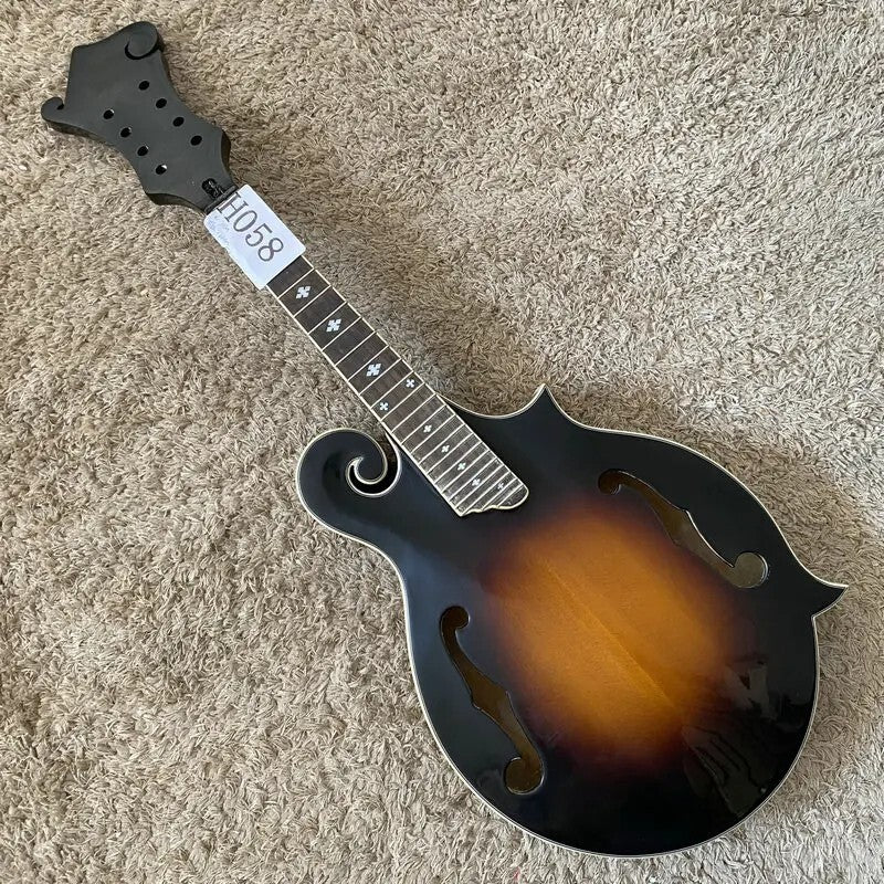 DIY Project 8 String Mandolin, Solid Spruce Top Body, Mahogany Neck
