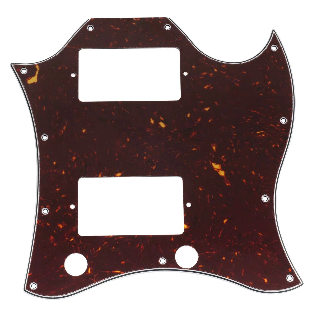 Tortoise Shell HH Guitar Pickguard Scratch Plate Fit SG Guitars