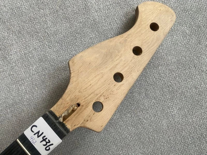Unfinished 4 String Bass Mahogany Body with Maple Neck DIY Project