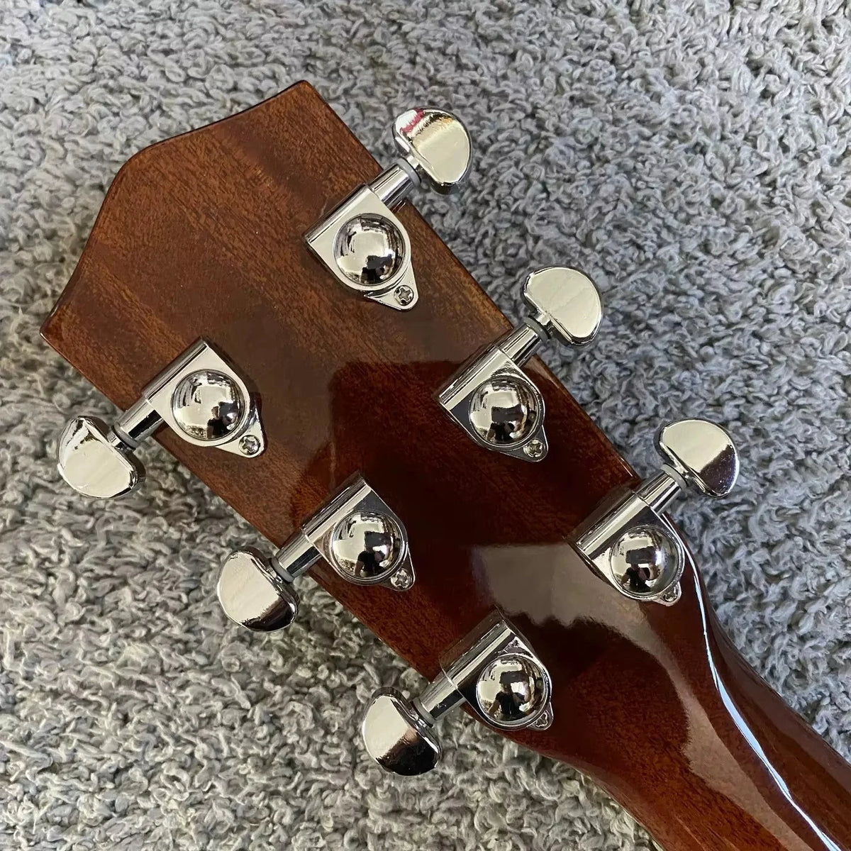 36-Inch All-Solid Acoustic Guitar, Mahogany Neck, Rosewood Fingerboard, 22 Frets