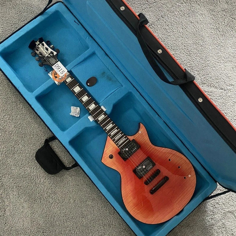 Xavier Transparent Red Single Cut Electric Guitar, Needs Rewiring