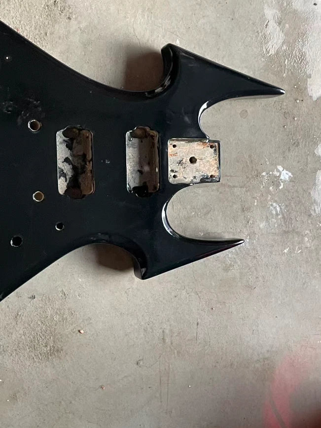 Black DIY Glossy Finish Guitar HH Body Fit Beast Project