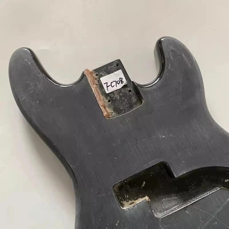 Black Basswood P Bass Body