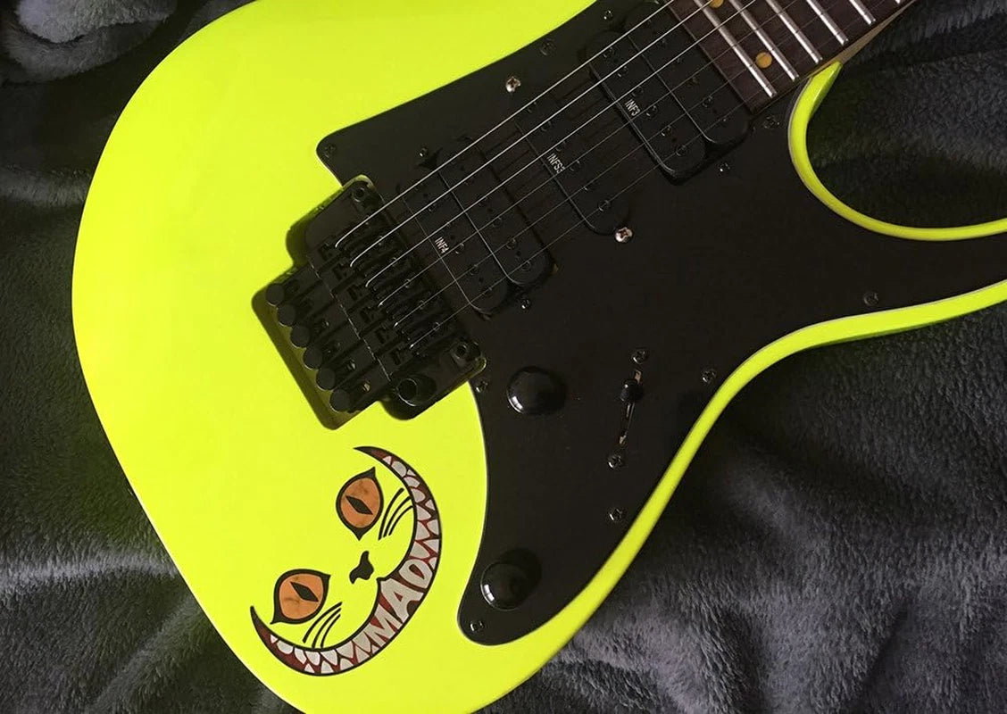 Mad Cat Guitar and Bass Body Inlay Sticker Decal