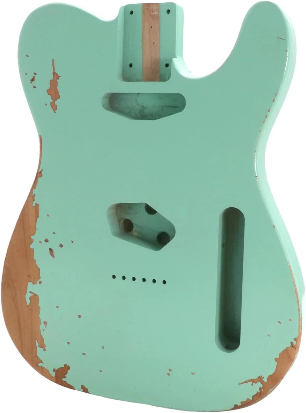 Relic Vintage Alder Wood Guitar Solid Body in Seafoam Green Fit Telecaster Tele