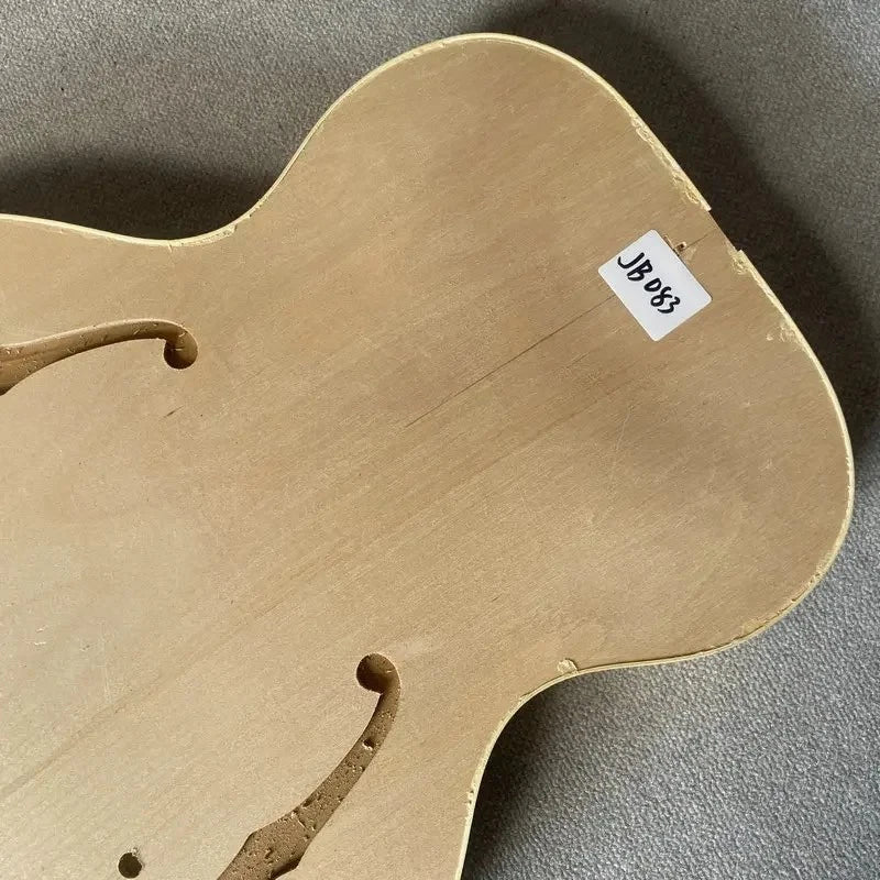 Unfinished Hollow Maple Jazz Guitar Body