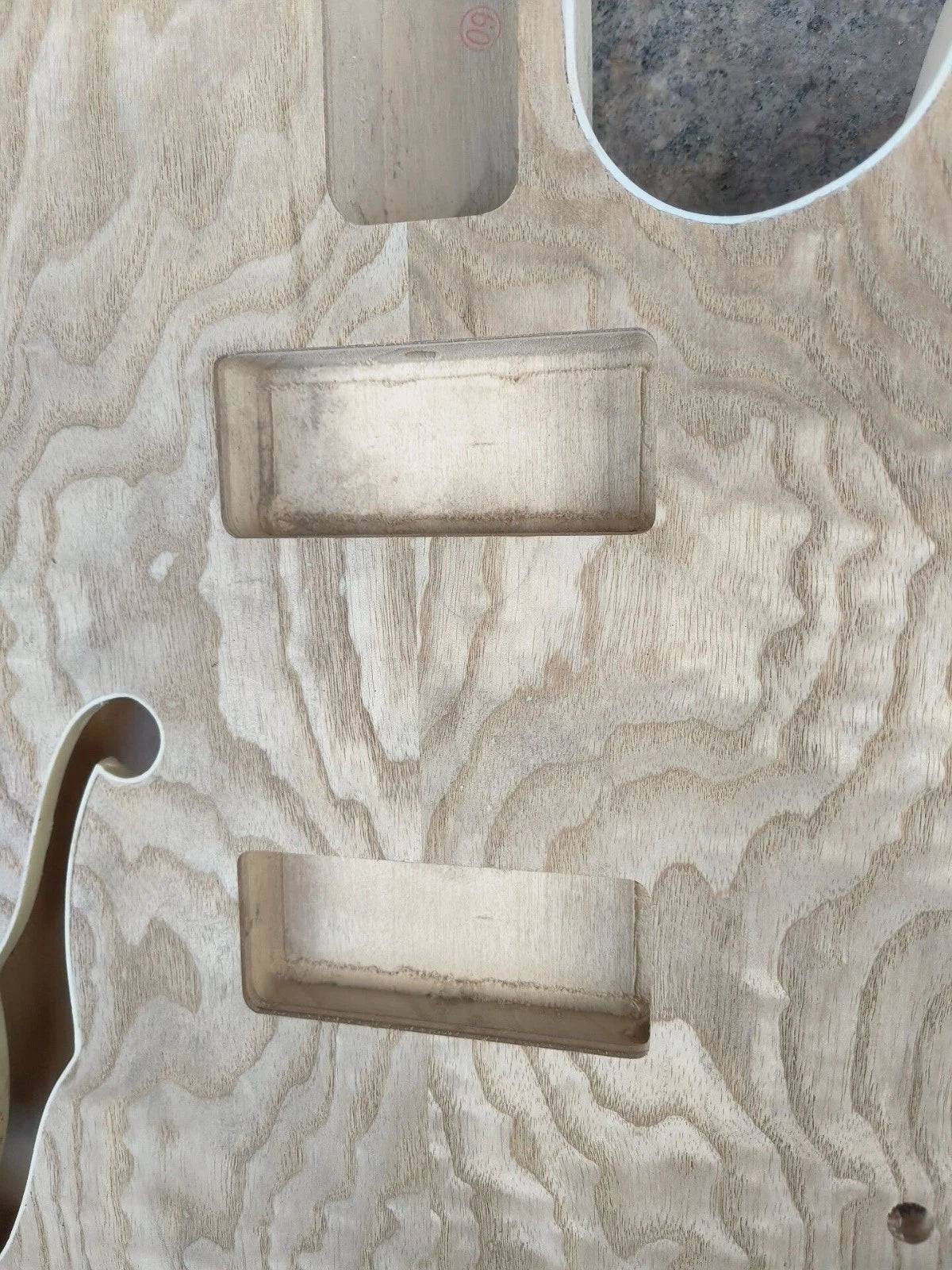 Ash Wood Top Guitar Basswood Body Fit Tele TL