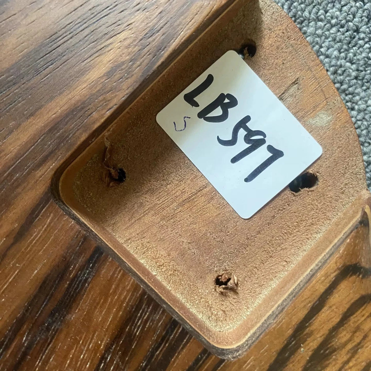Walnut and Mahogany Wood DIY Project Bass Guitar Body