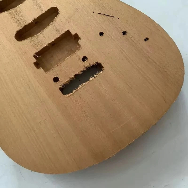 HSS Mahogany Wood DIY Project Guitar Solid Body