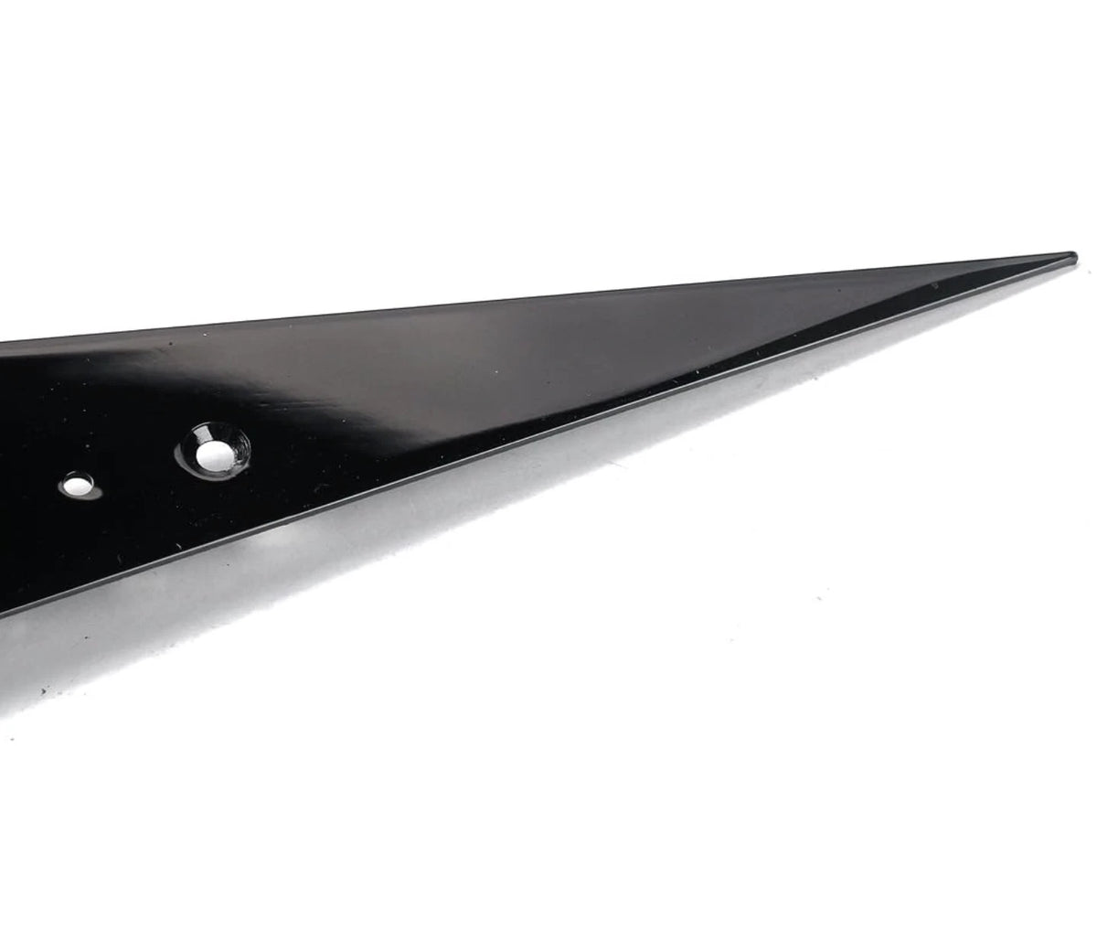 Black Flying V Guitar Fixed Bridge Tailpiece