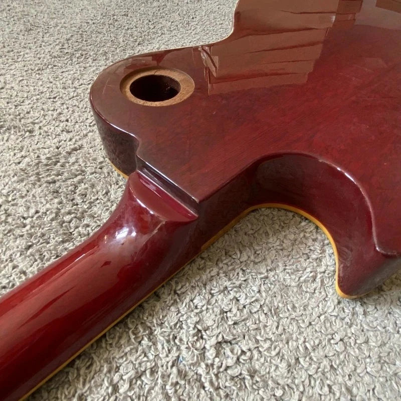 Cherry Burst DeVile Guitar Mahogany Body Rosewood Fingerboard Neck