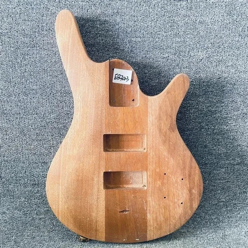 Mahogany Wood 4 String Electric Bass DIY Project Body