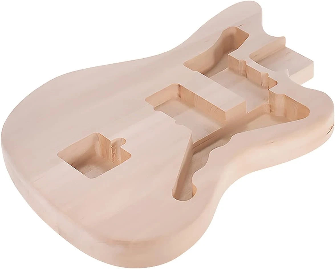 MZB-T DIY Electric Guitar Body - Unfinished Basswood Barrel Blank