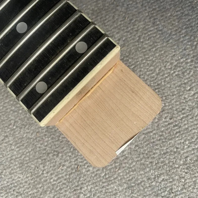 Maple Wood Guitar Neck, 24 Frets Rosewood Fretboard DIY Project