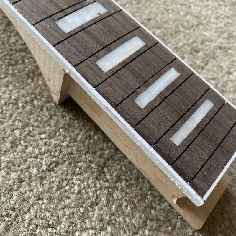 Maple Wood Guitar Neck, Rosewood 22 Frets Fingerboard DIY