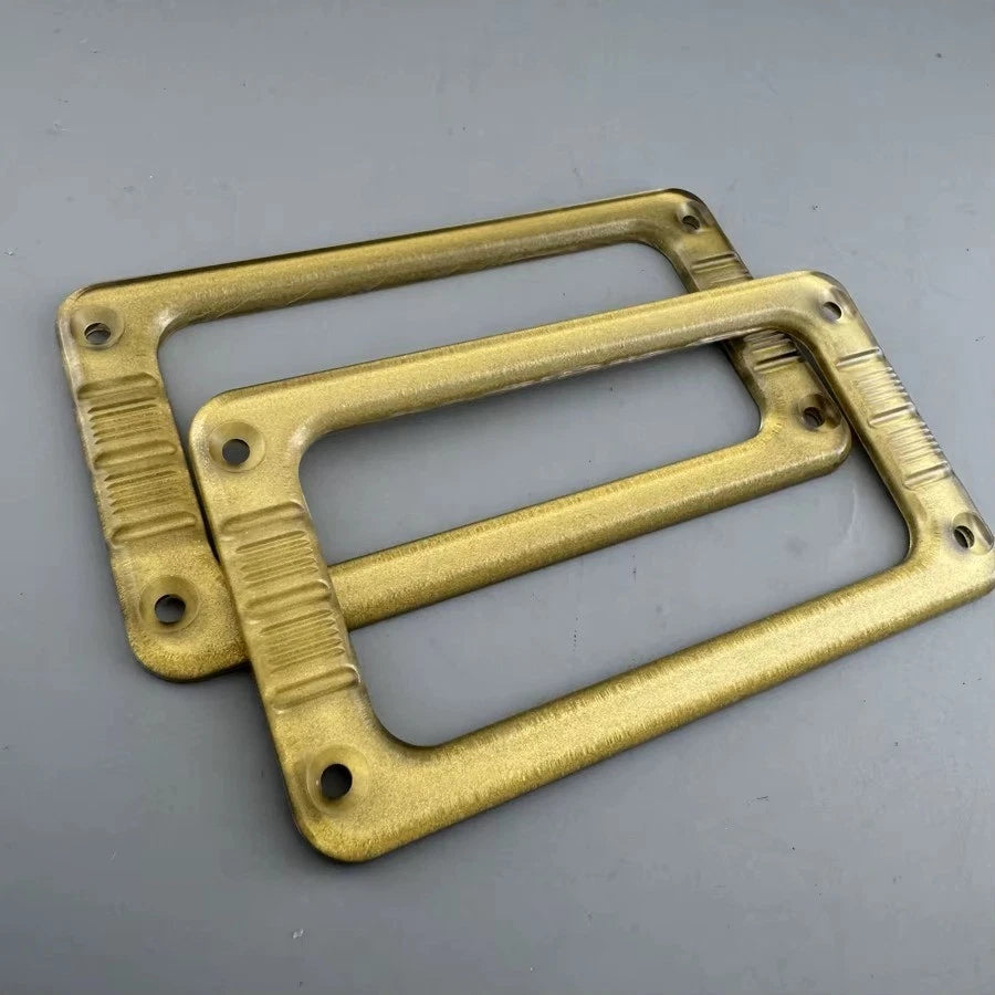 Guitar Humbucker Pickup Mounting Rings Mounting Frames in Gold For Filtertron