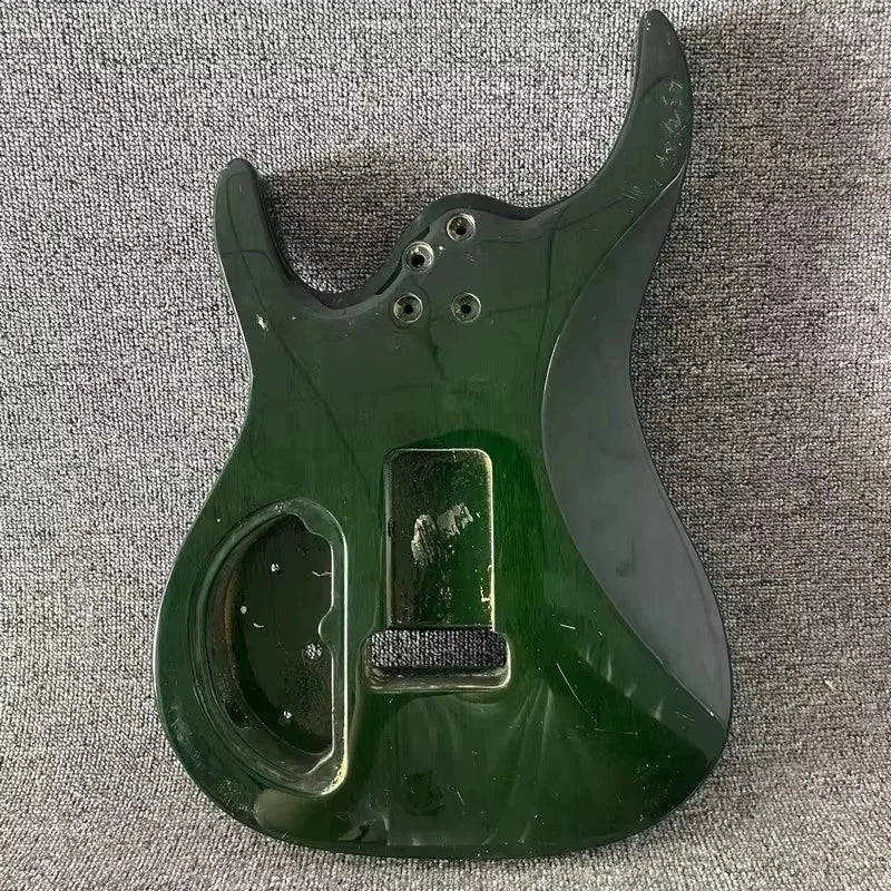 Green Flamed Maple Guitar Body DIY Project