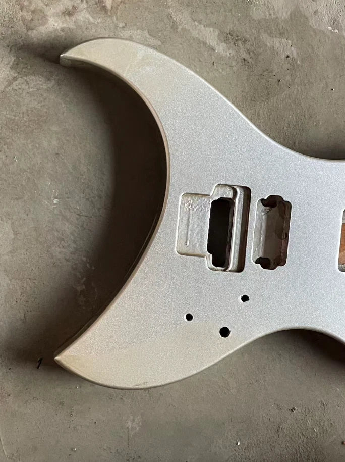 Metallic Grey HH Guitar DIY Body Fit Aria Urchin Vintage Project