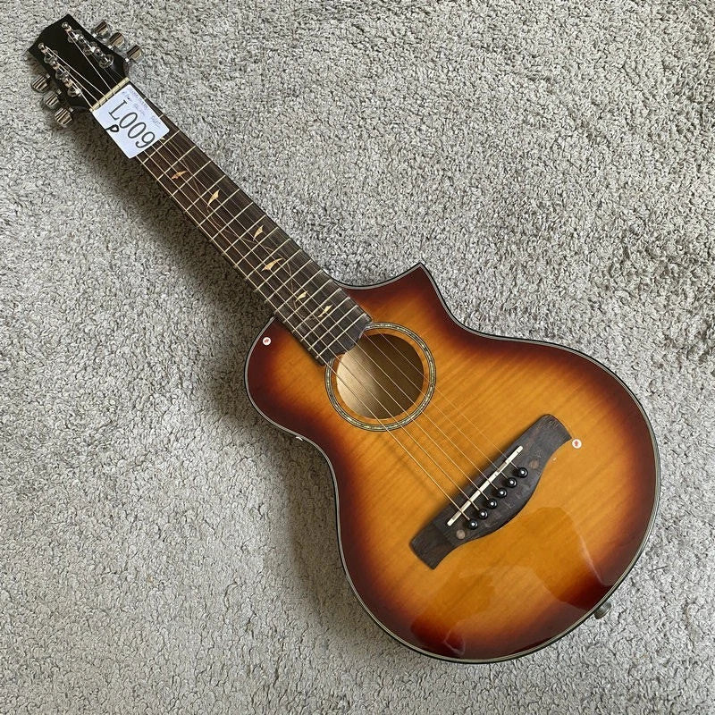 27-Inch Lili Mini Guitar, Tiger Maple Sunburst Finish
