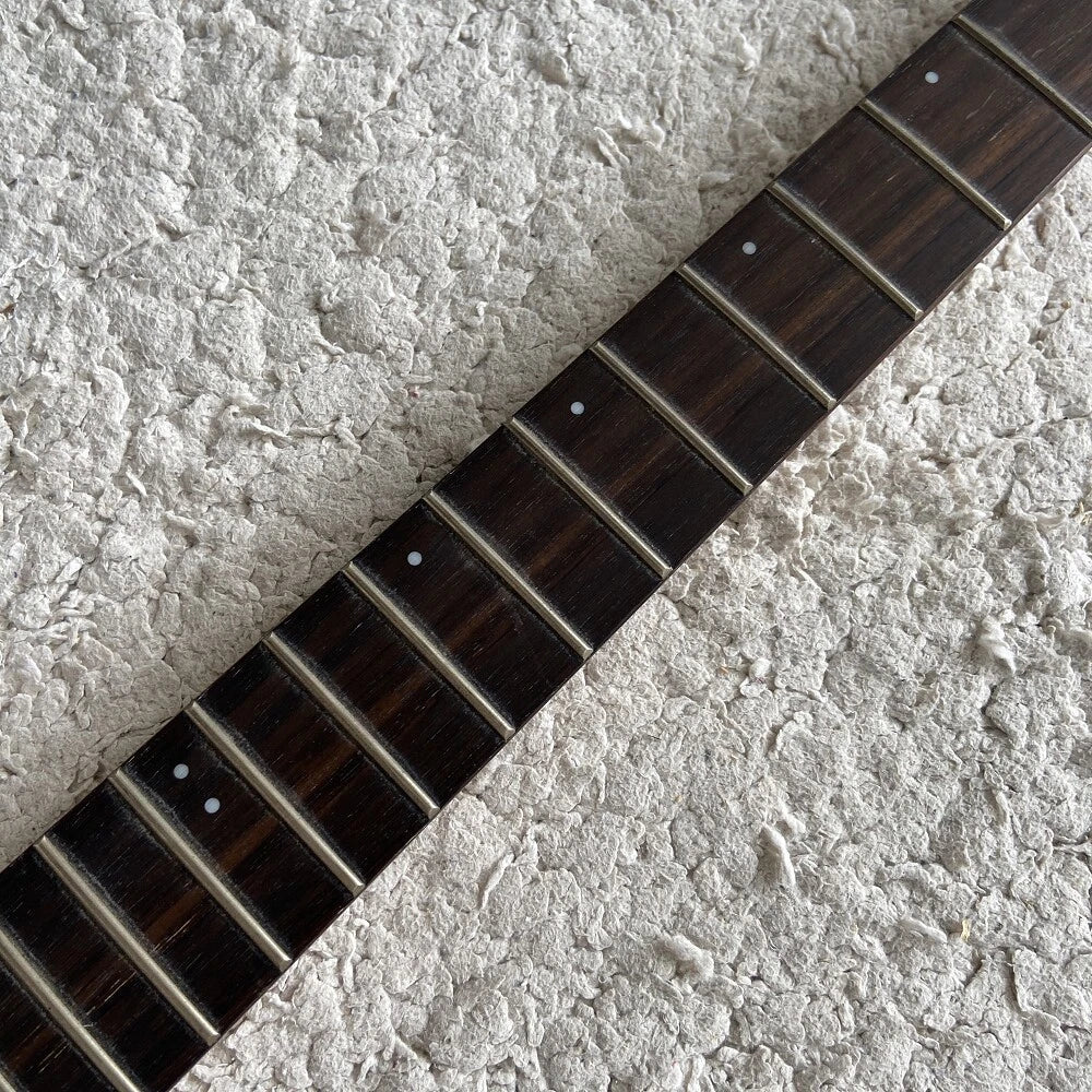 Black Washburn Guitar Maple Neck and Rosewood Fingerboard with Tuning Pegs