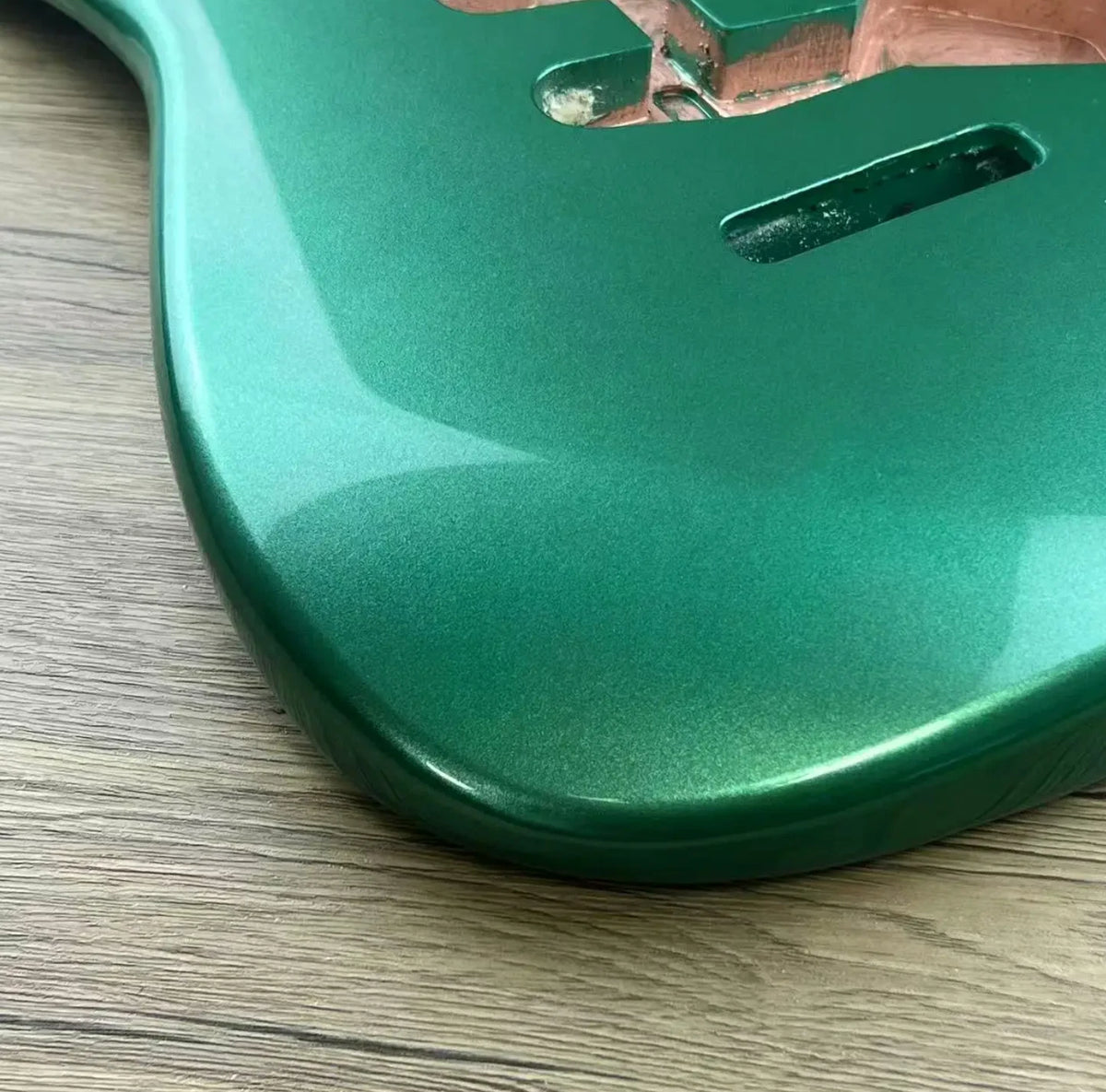Metallic Green Alder Wood Guitar Body Fit Strat ST