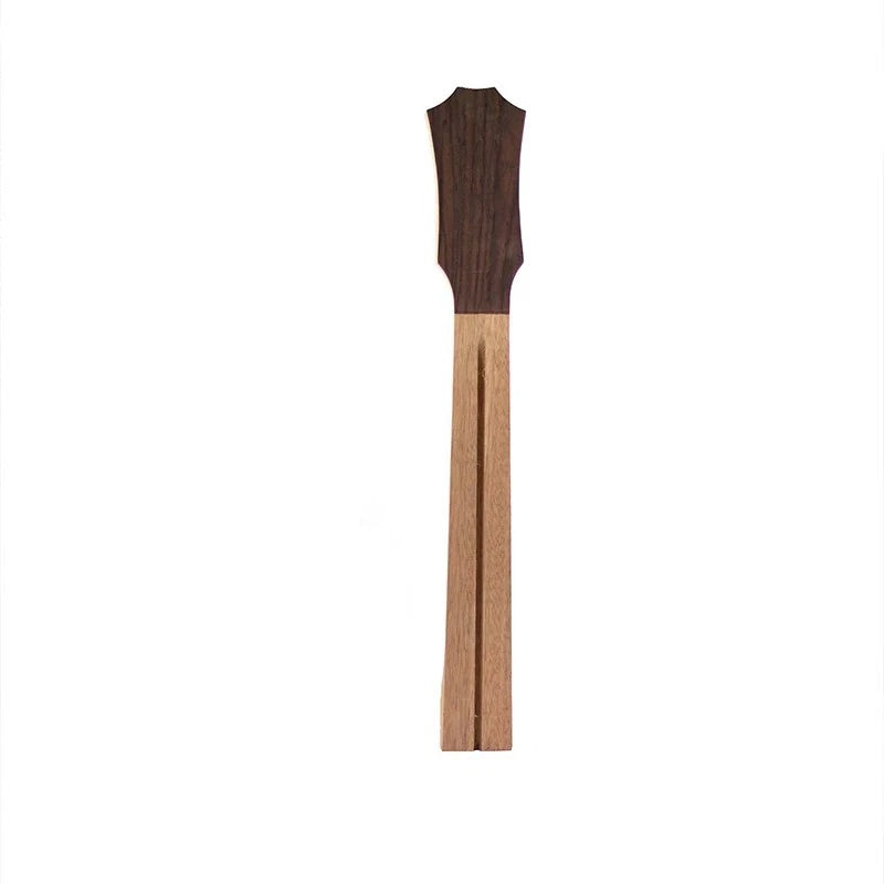 Mahogany Wood Acoustic Guitar Neck, Rosewood Top Headstock