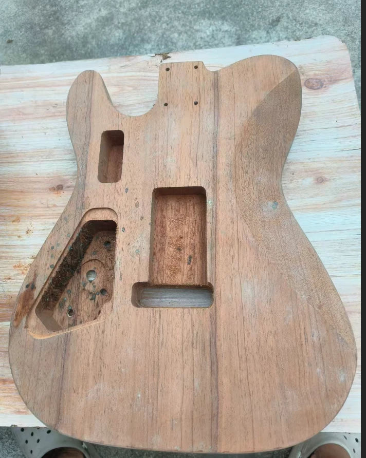 HH Mahogany Wood Guitar Body with Quilted Maple Top Fit TL