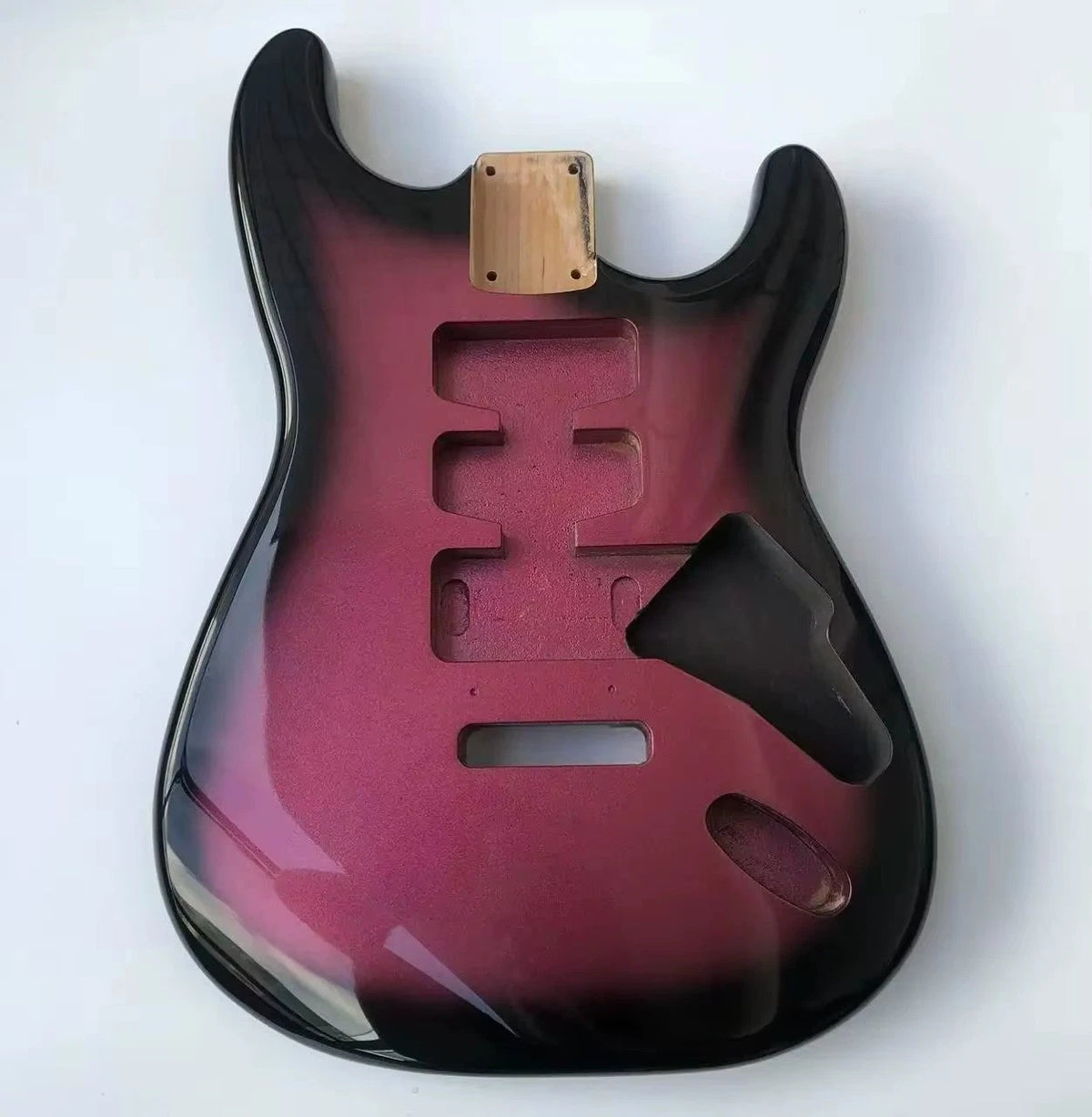 Alder Electric Guitar Body with Purple Burst Finish Fit ST