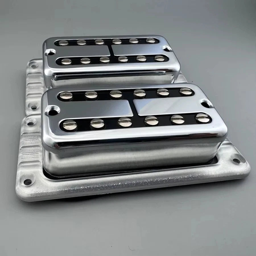 Chrome FilterTron Mountingless Guitar Pickups Set