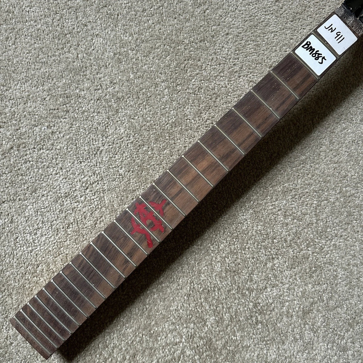 Reversed Head Guitar Maple Wood Neck, 24 Frets Rosewood Fingerboard