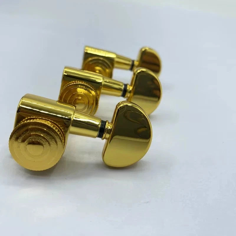L3R3 Electric Guitar Locking Tuning Pegs Machine Heads Set, Gold