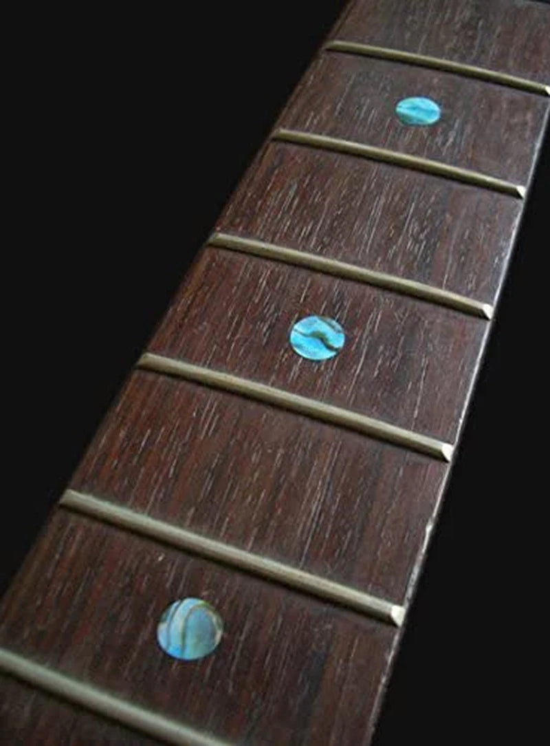 Abalone Blue Dots Guitar Fingerboard Fret Markers Inlay Stickers