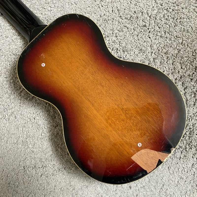 DIY Project Mini Travel Guitar, Mahogany Body, Maple Neck
