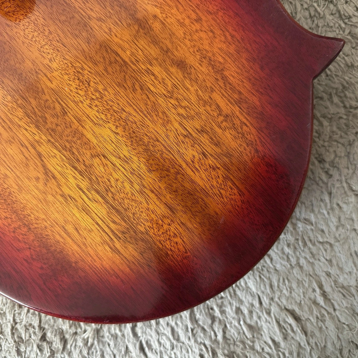 Cherry Burst Washburn 8 String Mandolin, Mahogany Veneer Top Body, 24 Frets