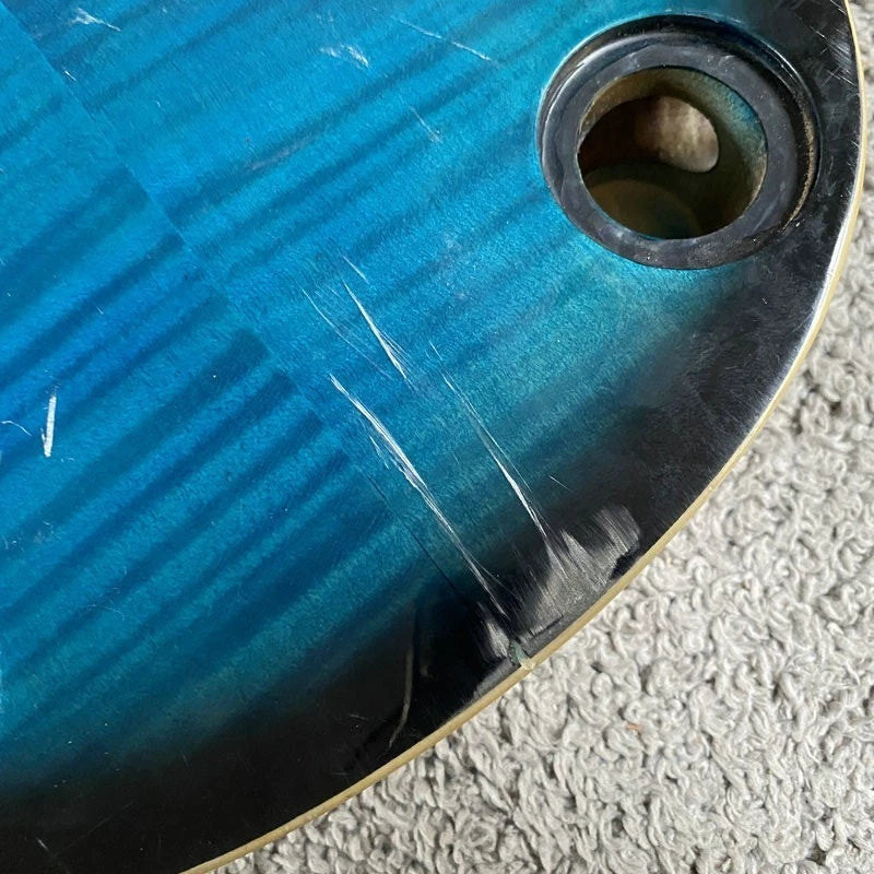 Blue Hawaiian Guitar DIY Project, Tiger Maple Body, Rosewood Body,Maple Neck