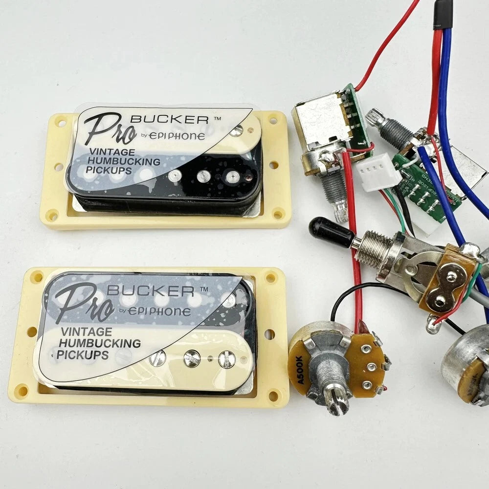 1 Set Epiphone ProBucker Humbucker Pickups w/ Wiring For Epiphone Les Paul LP SG