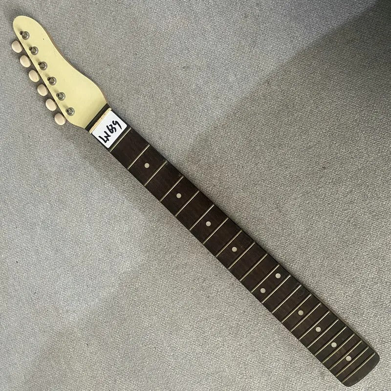 Cream Maple Wood Electric Guitar Neck, 22 Frets Rosewood Fingerboard