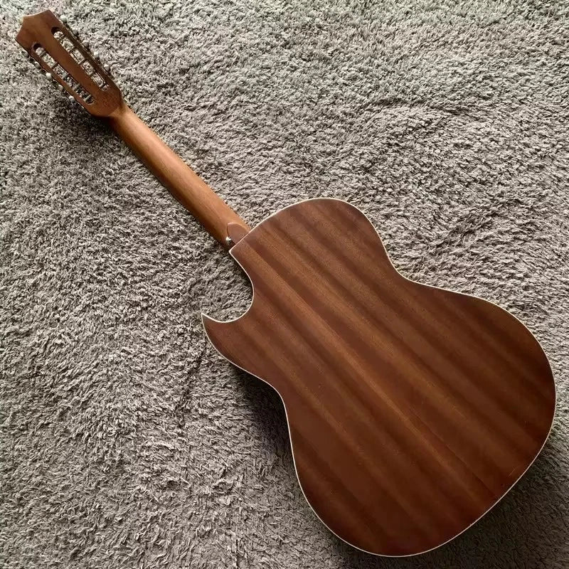 10-String Red Cedar &amp; Mahogany Cutaway Acoustic-Elect<wbr/>ric
