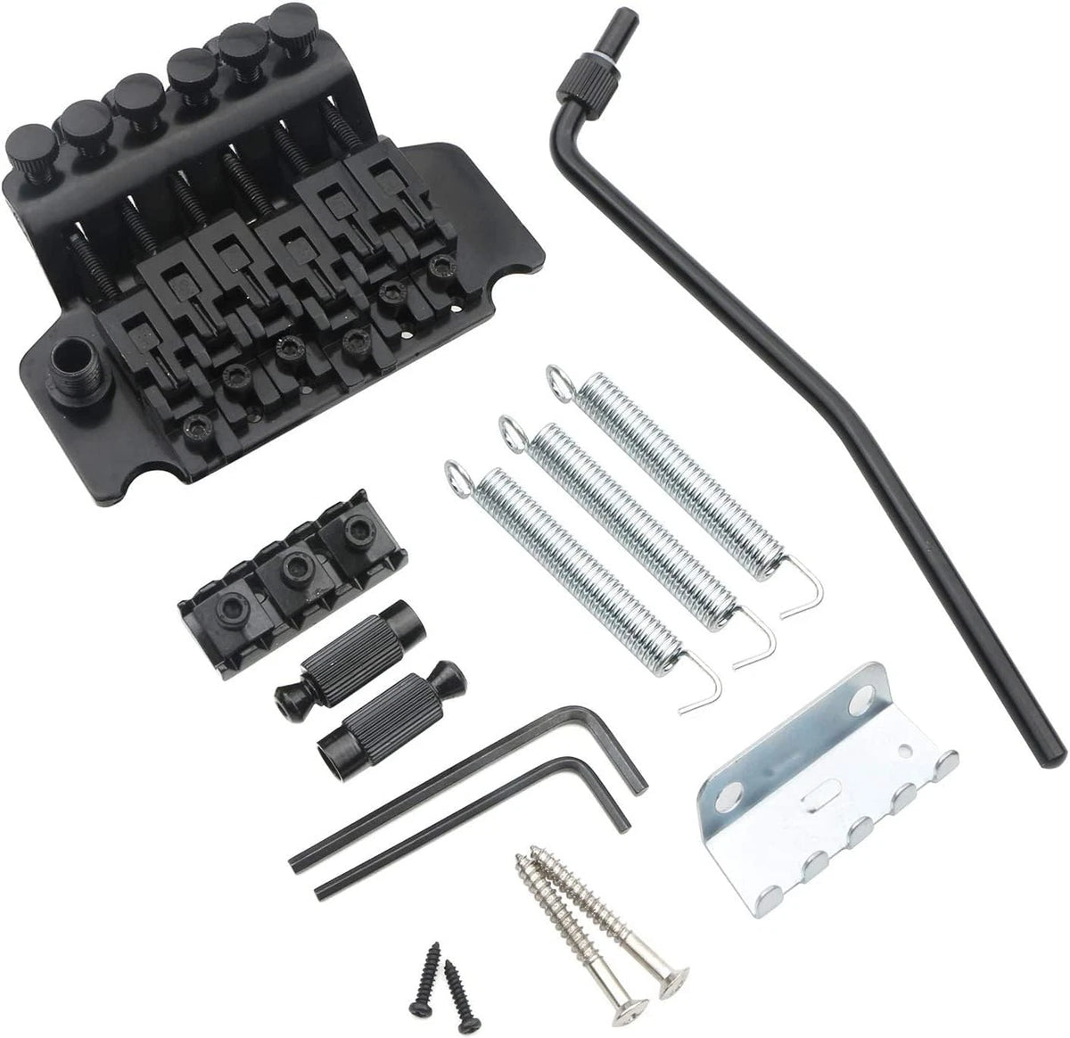 Black Guitar Tremolo Licensed Floyd Rose Bridge System