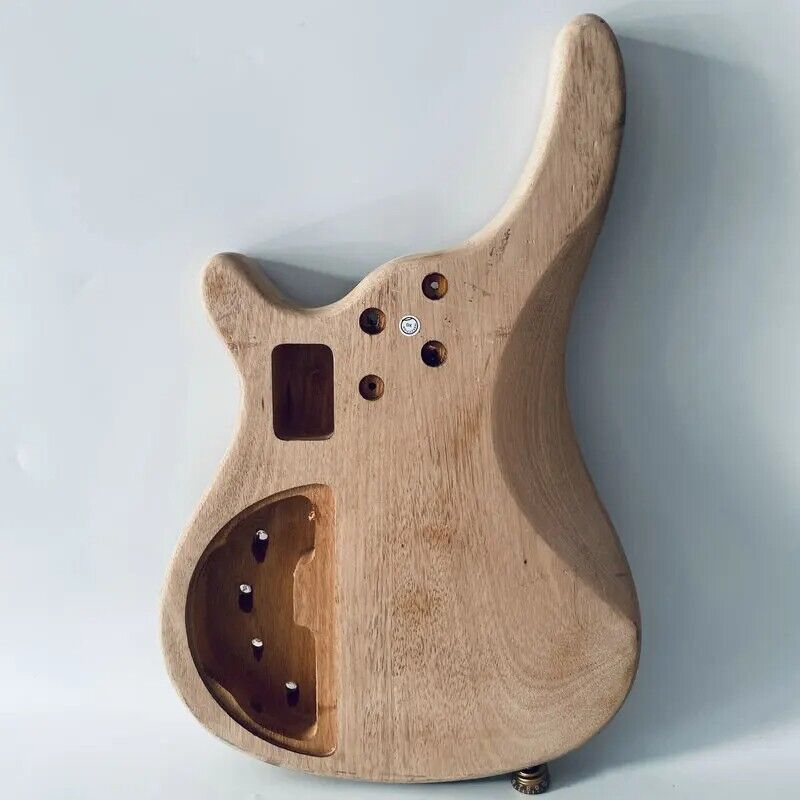 5/6 String Electric Bass Mahogany Wood Body