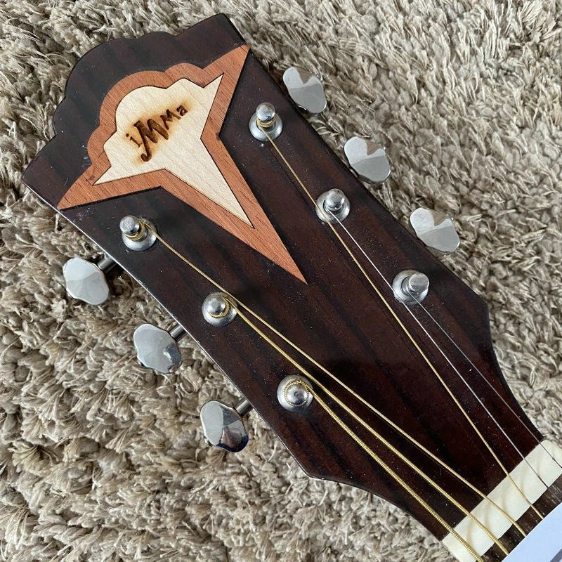 Imma 41-Inch Spruce &amp; Rosewood Folk Acoustic Guitar