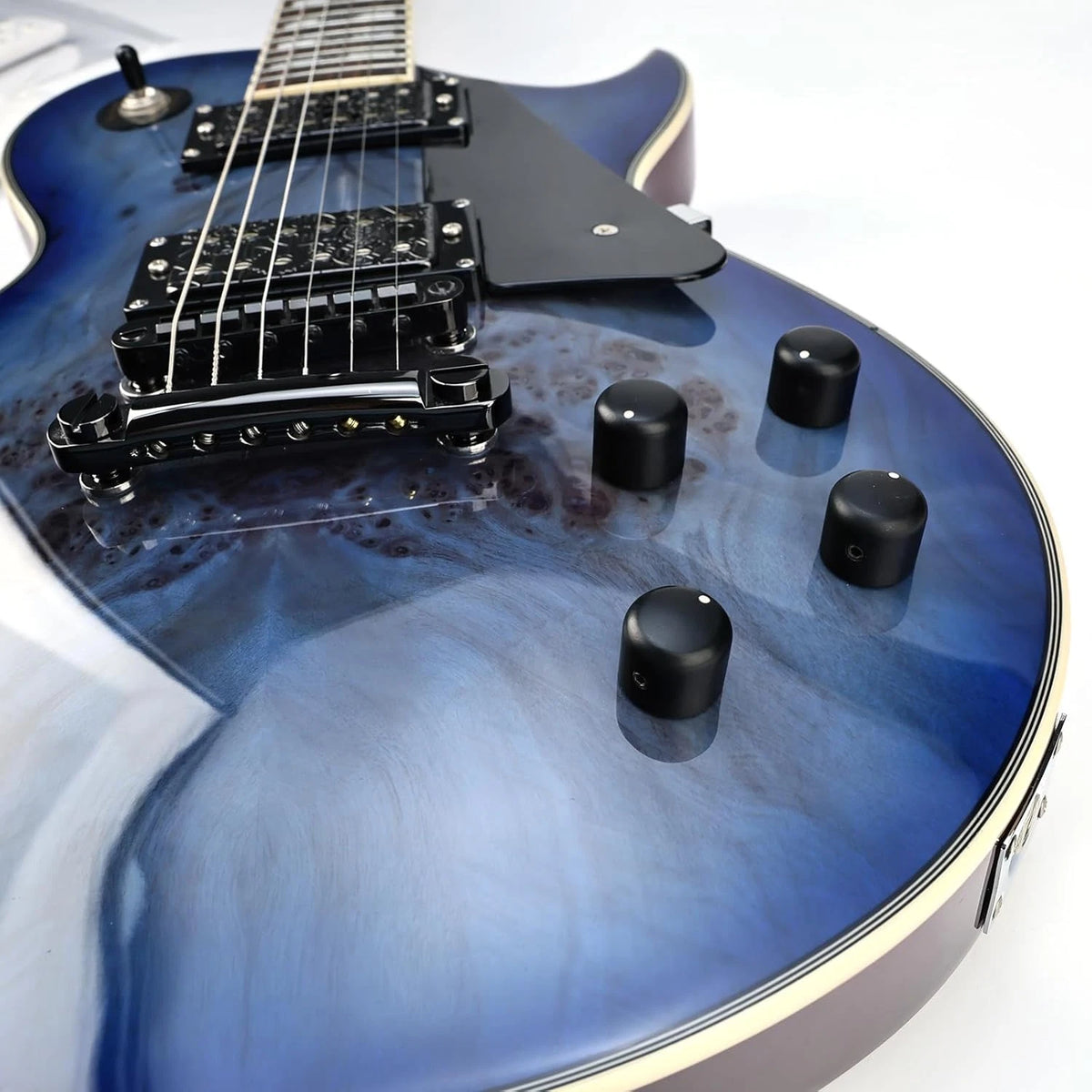 4pcs Ebony Guitar and Bass Knobs Fit Schecter,Dean,<wbr/>Jackson,ESP LTD,Washburn,C<wbr/>ort