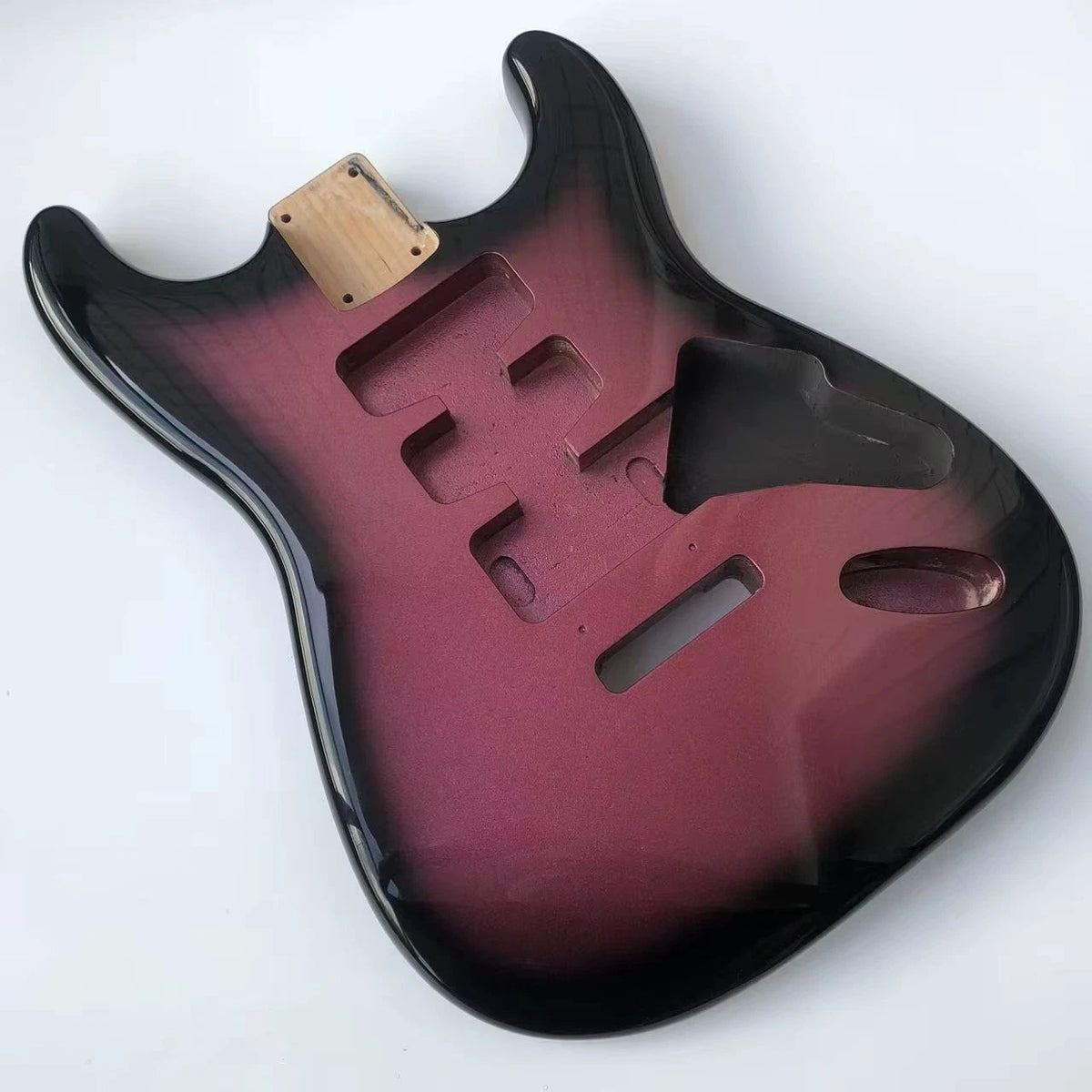 Alder Electric Guitar Body with Purple Burst Finish Fit ST
