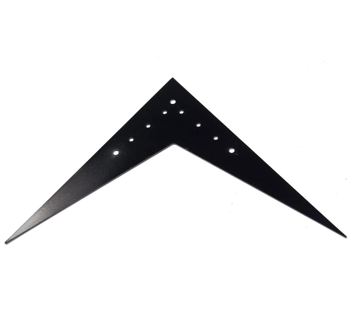 Black Flying V Guitar Fixed Bridge Tailpiece
