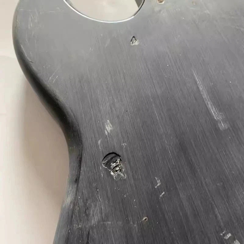 Black Basswood P Bass Body