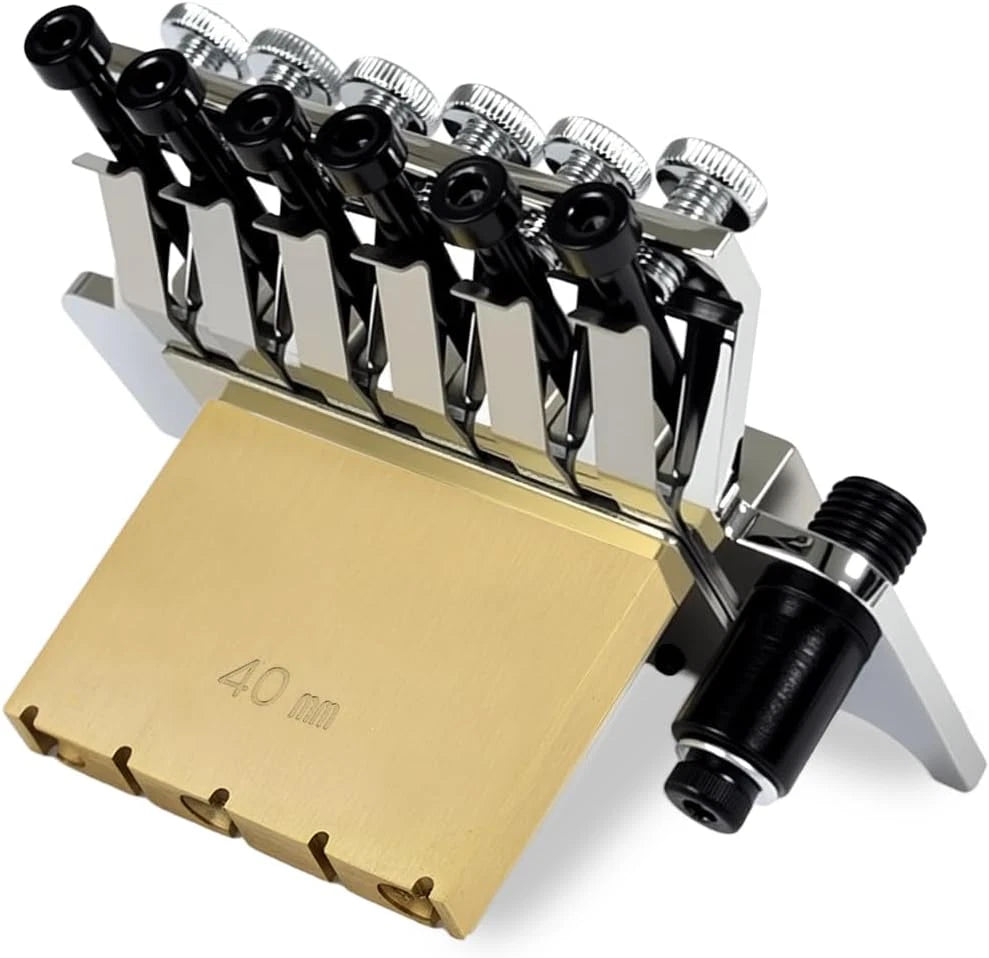 Brass 40MM Guitar Bridge Tremolo System Fit Gotoh GE1996T Floyd Rose Bridge